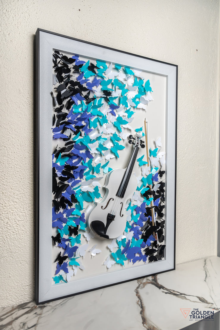 Serenade 3D Violin Wall Art Frame