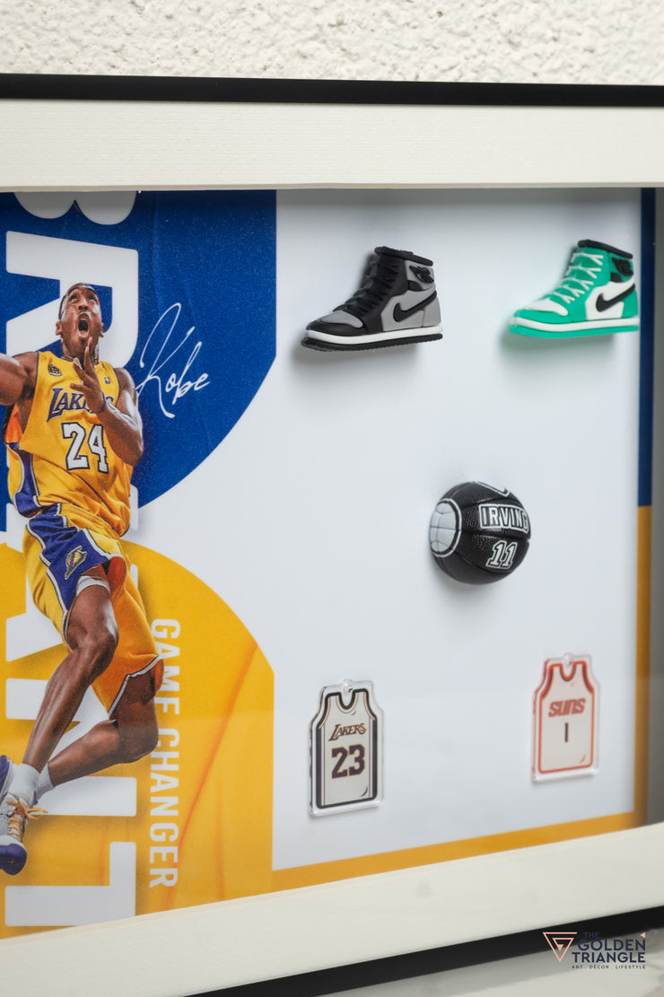 Kobe Basketball 3D Art Frame