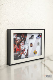 Last Dance Basketball 3D Art Frame