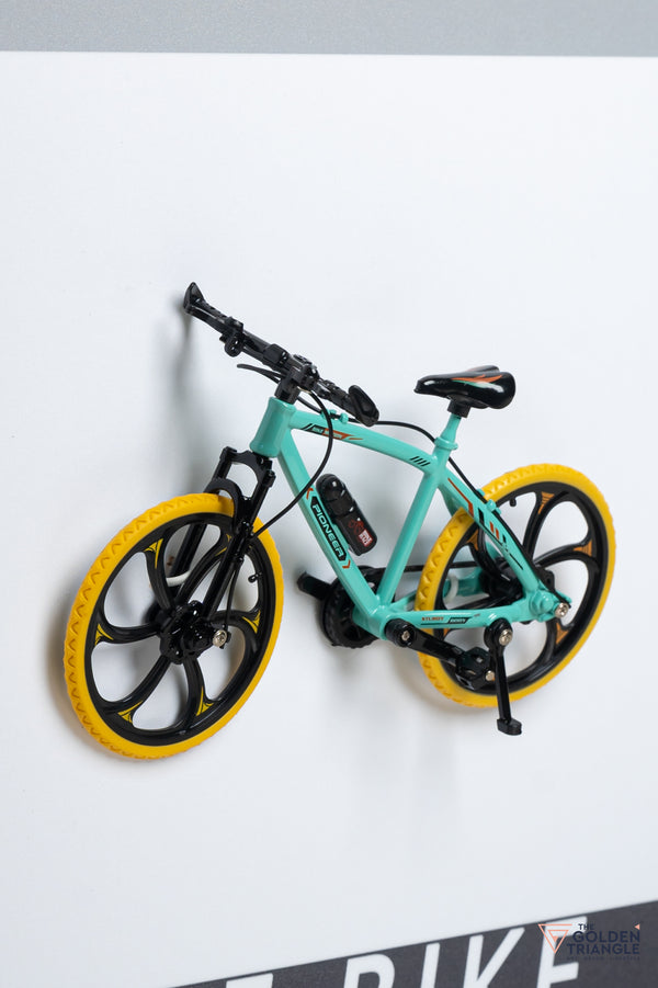 Velocity 3D Bicycle Wall Art Frame  - Blue