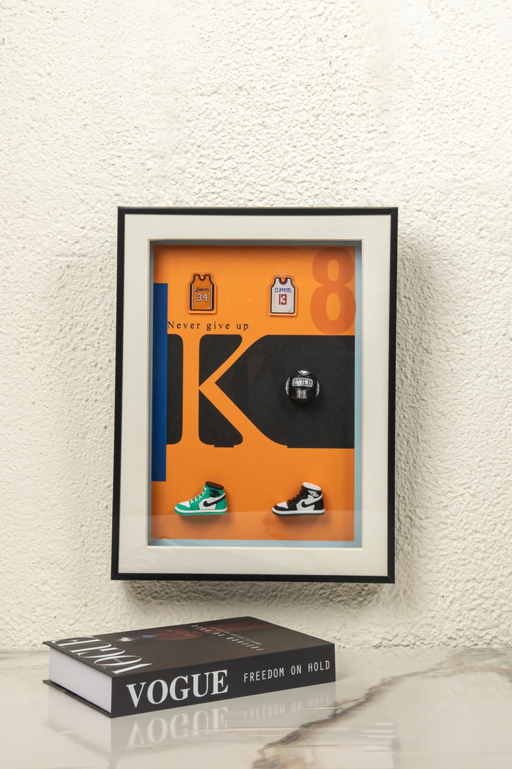 Kobe Basketball 3D Art Frame