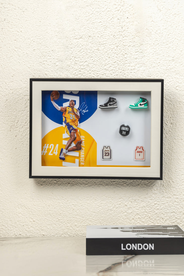 Kobe Basketball 3D Art Frame