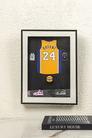 Bryant Jersey 3D Art Frame - Black