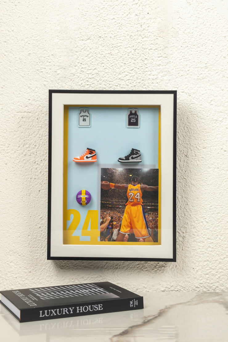 Bryant 24 Basketball 3D Art Frame