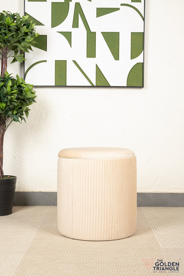 Ciara Suede Storage Pouffe