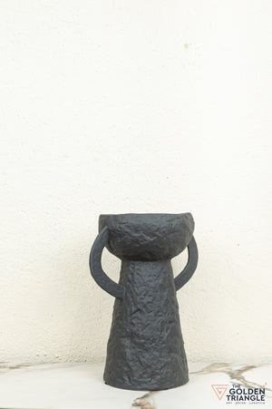 Ren Tall Ceramic Vase - Black