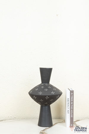 Ame Ceramic Vase - Black