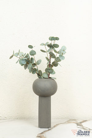 Oto Ceramic Vase - Gray