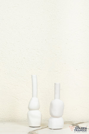 Sumi Ceramic Vase - White