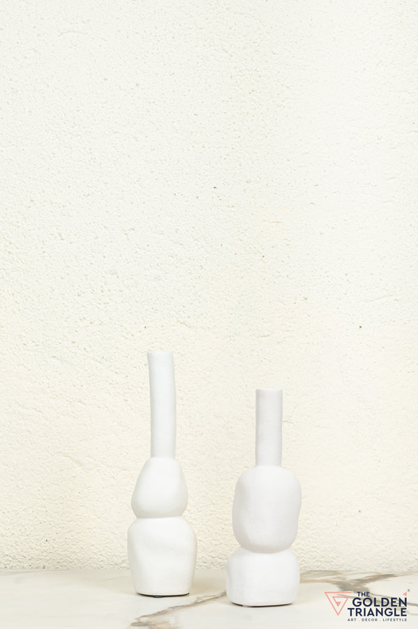 Sumi Ceramic Vase - White