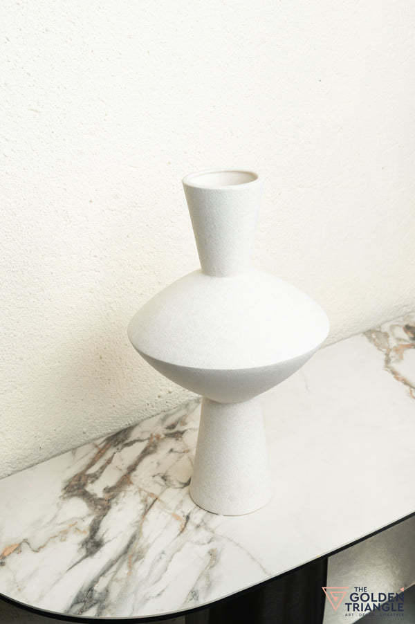 Ame Ceramic Vase - White