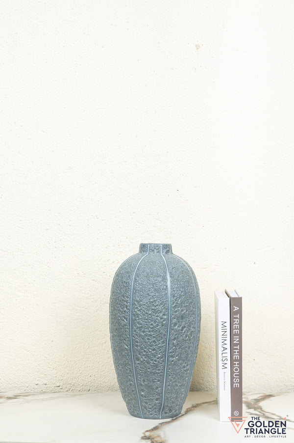 Kinen Ceramic Vase - Skyblue