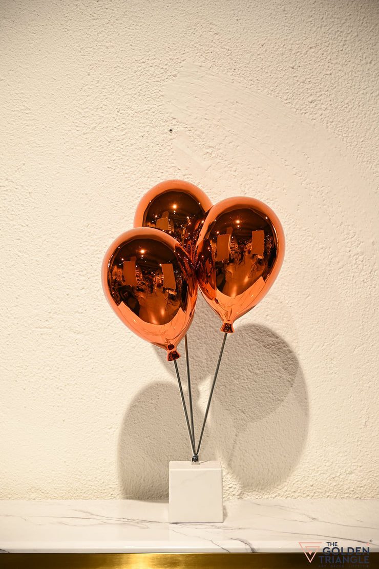 Balloonza Electroplated Artefact - Orange