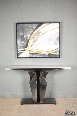 Serenella Console Table - Gun Metal