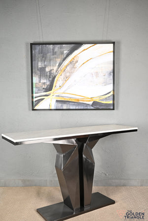 Serenella Console Table - Gun Metal