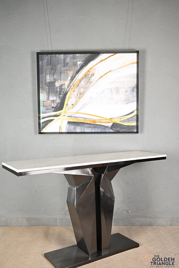Serenella Console Table - Gun Metal