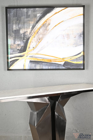 Serenella Console Table - Gun Metal