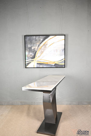 Serenella Console Table - Gun Metal