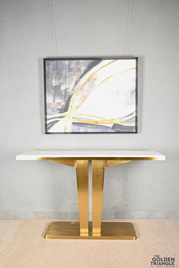 Serena Console Table - Gold