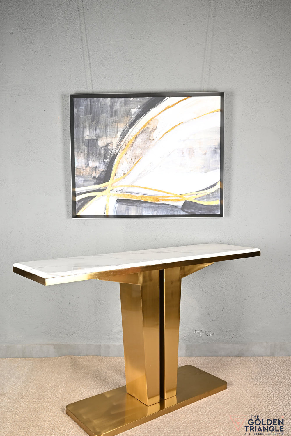 Serena Console Table - Gold
