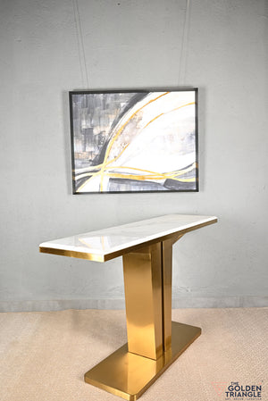 Serena Console Table - Gold
