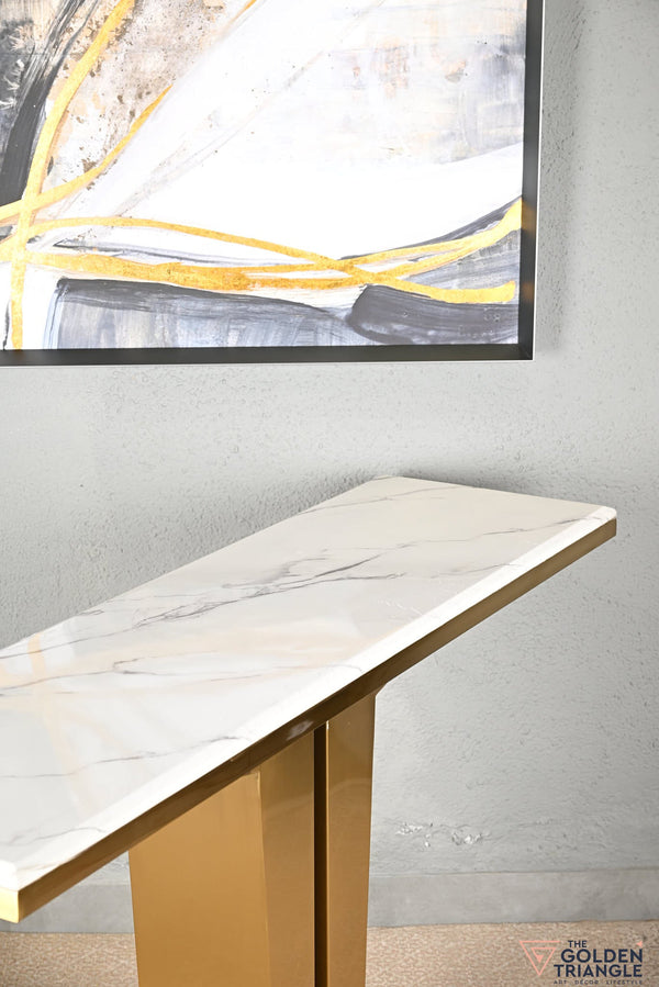 Serena Console Table - Gold