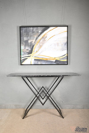 Jaxon Console Table - Gun Metal