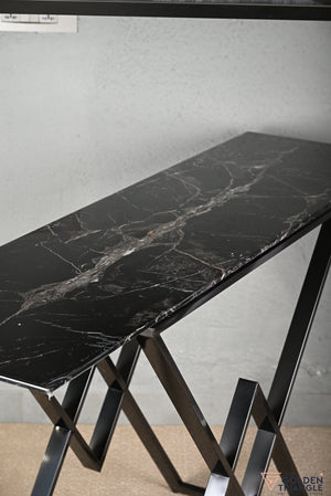 Jaxon Console Table - Gun Metal