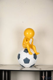 Zoobles - Sitting on a Football Artefact - Small