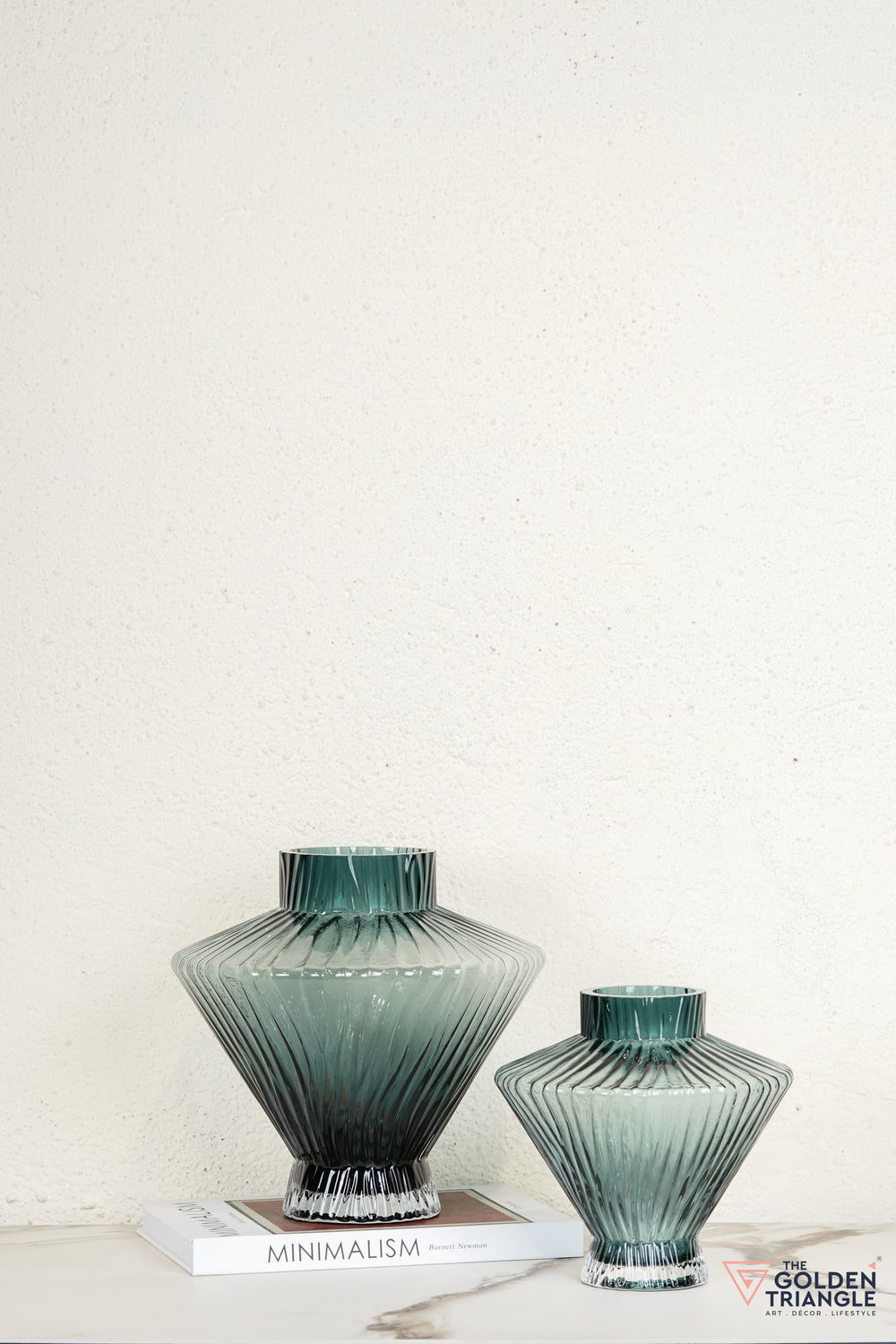 Celia Glass Vase - Blue