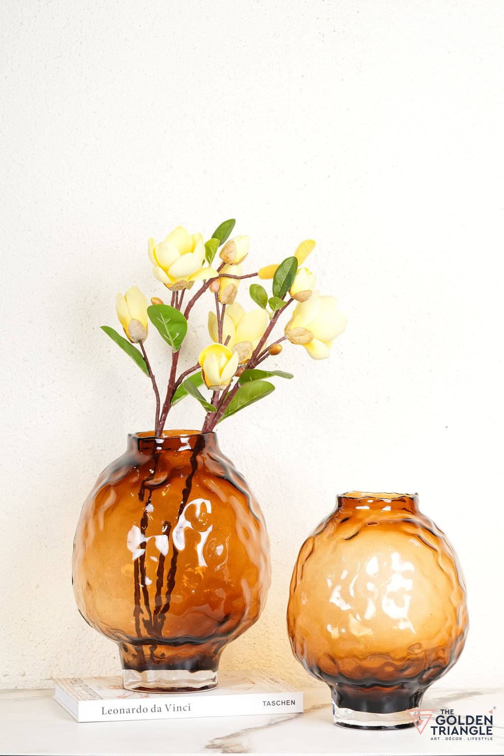 Remy Glass Vase - Amber