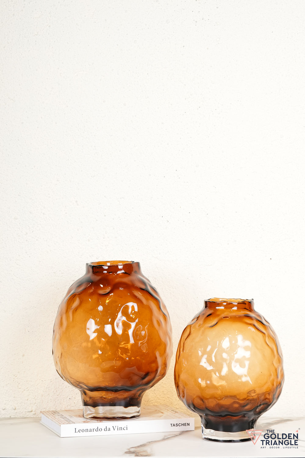 Remy Glass Vase - Amber