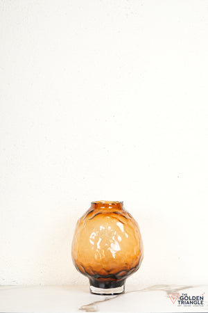 Remy Glass Vase - Amber