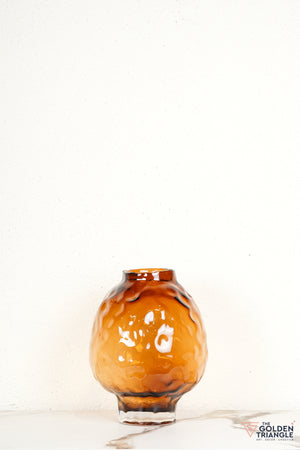 Remy Glass Vase - Amber