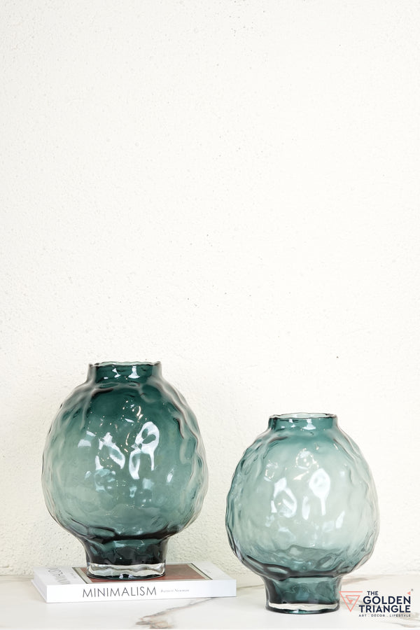 Remy Glass Vase - Blue