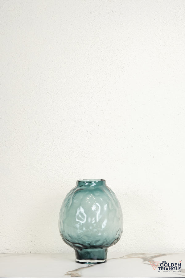 Remy Glass Vase - Blue