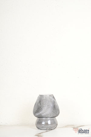 Gaby Glass Vase - Smoke