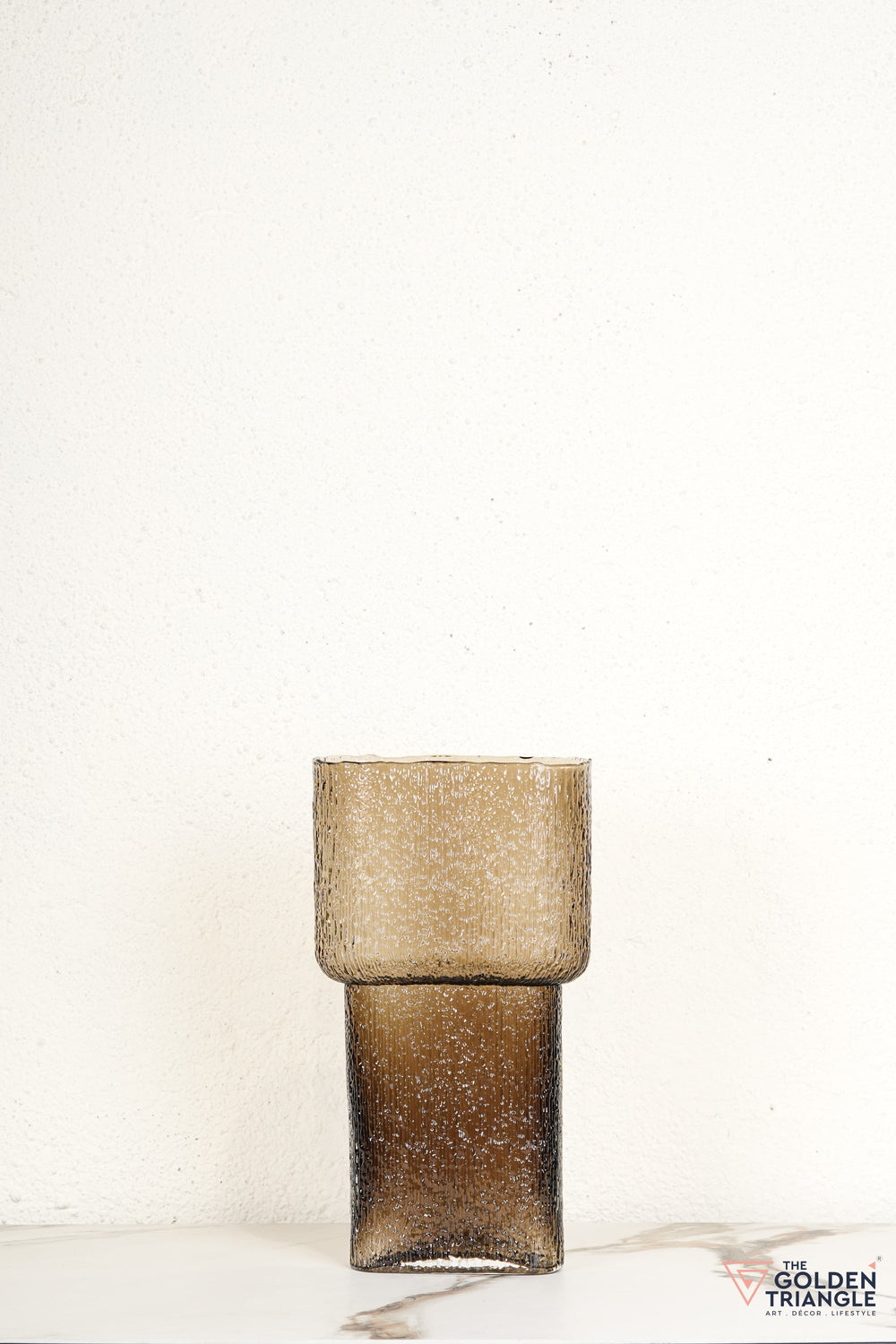 Anya Glass Vase - Brown