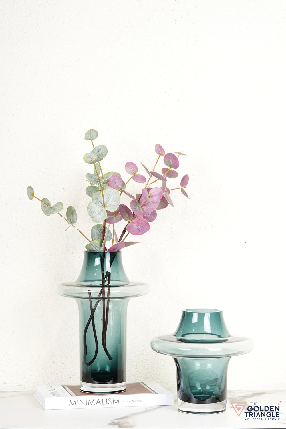 Esme Glass Vase - Blue