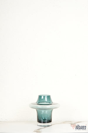 Esme Glass Vase - Blue