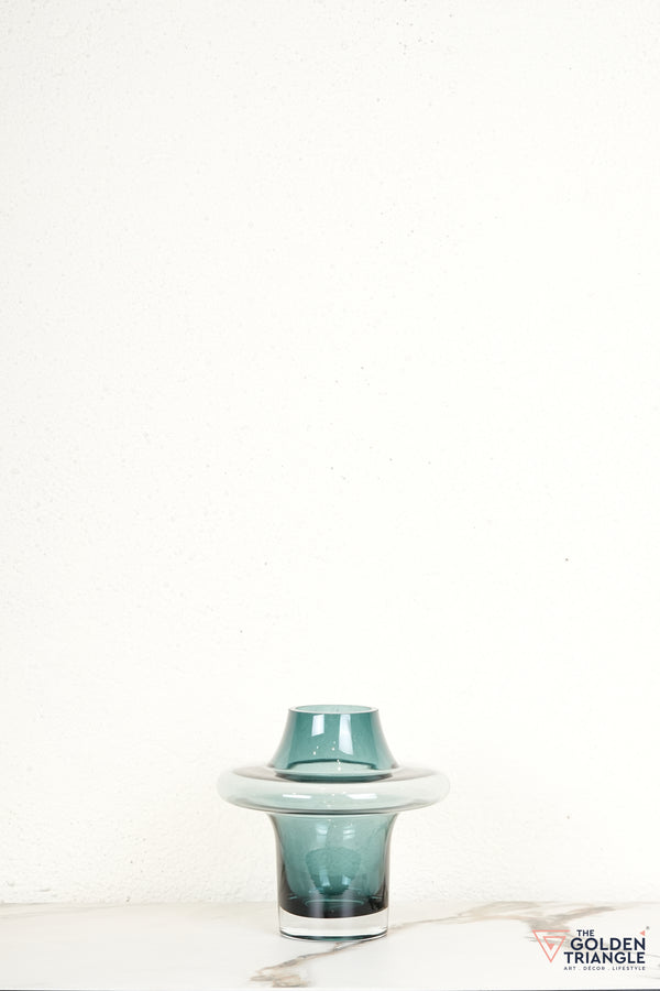 Esme Glass Vase - Blue