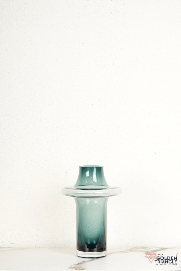 Esme Glass Vase - Blue
