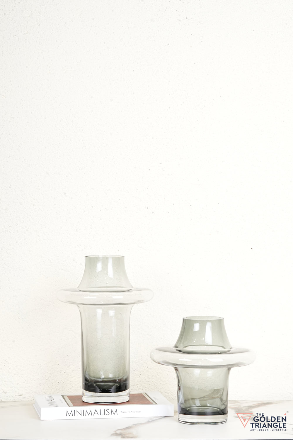 Esme Glass Vase - Smoke