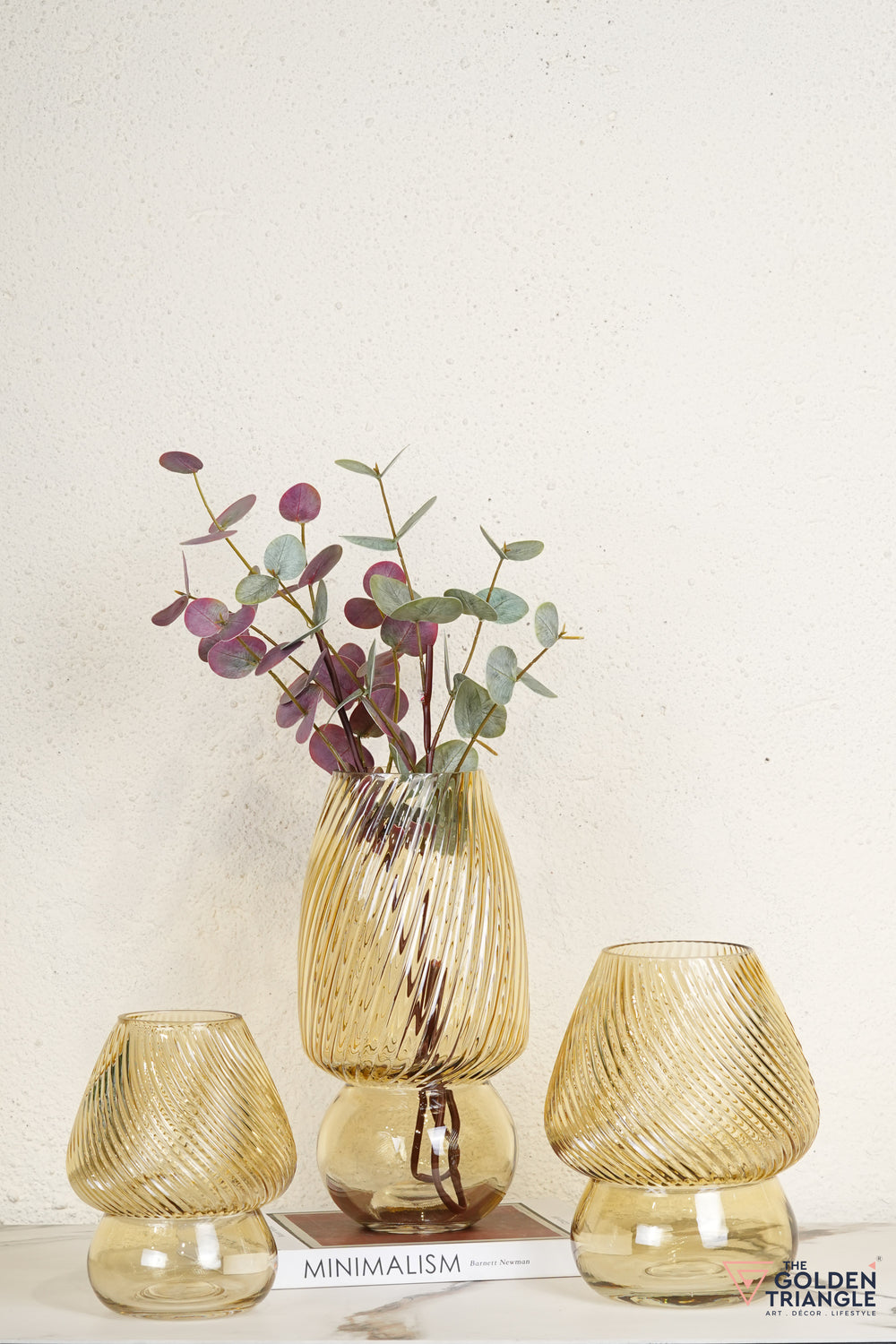 Gaby Glass Vase - Yellow