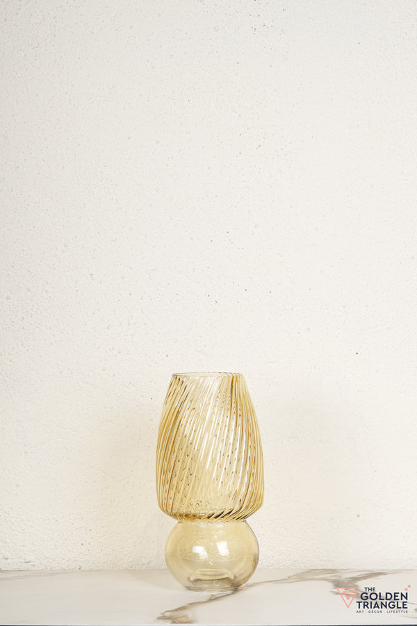 Gaby Glass Vase - Yellow