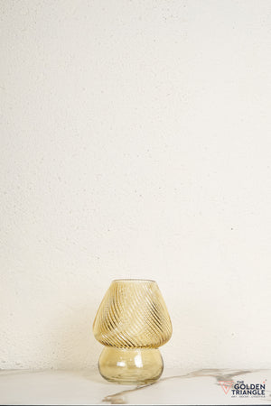 Gaby Glass Vase - Yellow