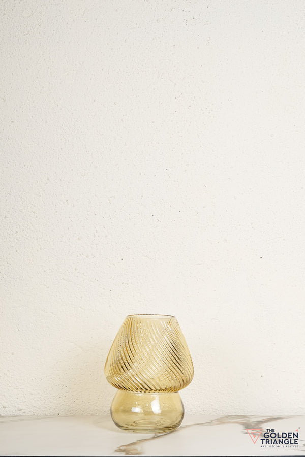 Gaby Glass Vase - Yellow