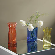 Edge Glass Vase - Yellow