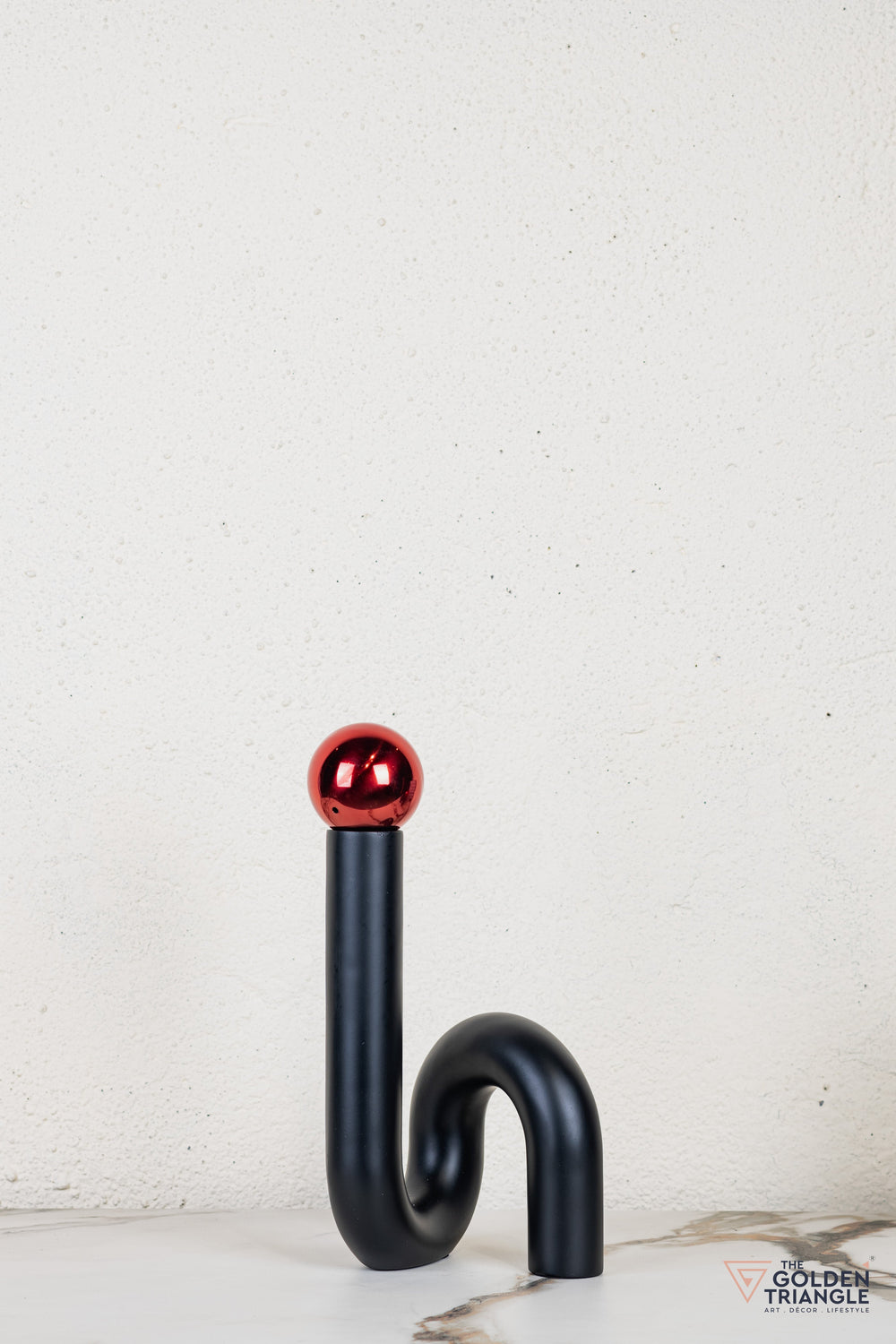 Spiral Ornament Tabletop Decor - Red