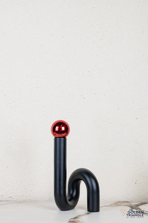 Spiral Ornament Tabletop Decor - Red